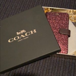 Coach iPhone X case, wristlet and wallet